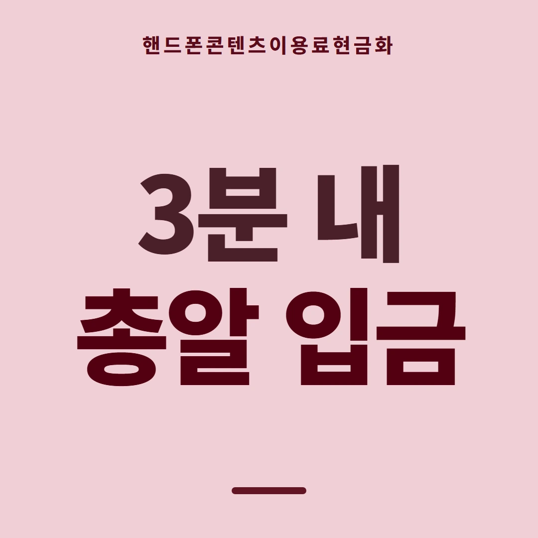 품티켓 핸드폰 회선의 콘텐츠이용료현금화 통신사 정책 비교 안내 이미지